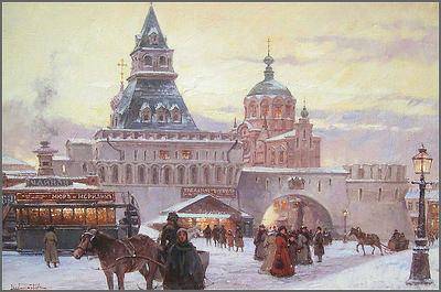 Moscou dans la neige