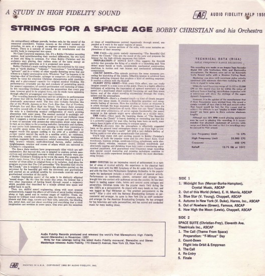 STRINGS FOR A SPACE AGE, space suite