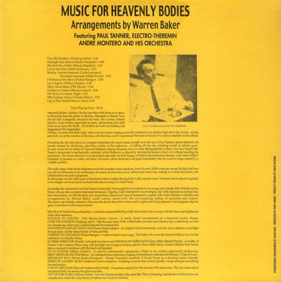 MUSIC FOR HEAVENLY BODIES