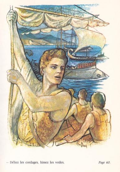 Illustration de Contes et Légendes du Monde Grec et Barbare, réédition 1972