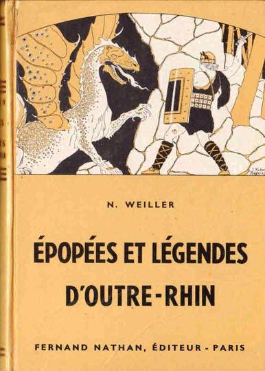 Épopées et Légendes d'Outre-Rhin, 1960. Illustrateur : Joseph Kuhn-Régnier