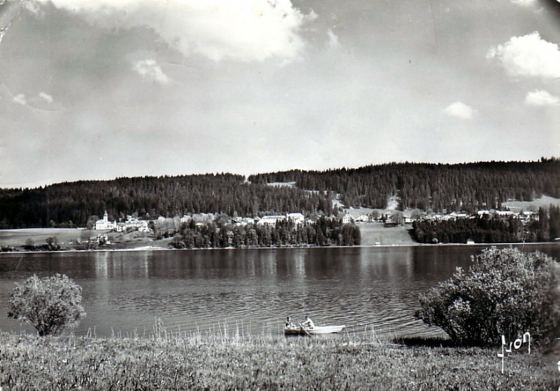 Malbuisson, le lac Saint-Point, 1955