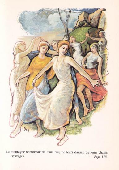 Illustration des Récits tirés du théâtre grec, réédition 1969