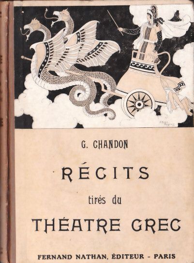 Récits tirés du Théâtre Grec, 1947. Type 2. Illustrateur : Joseph Kuhn-Régnier