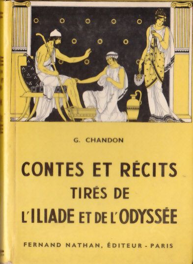 Contes et Récits tirés de l'iliade, 1957. Type 3. Illustrateur : Joseph Kuhn-Régnier
