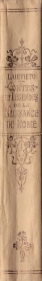 Contes et Légendes de la naissance de Rome, 1929. Dos