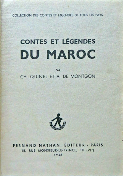 Contes et Légendes du Maroc, 1948. Page de titre