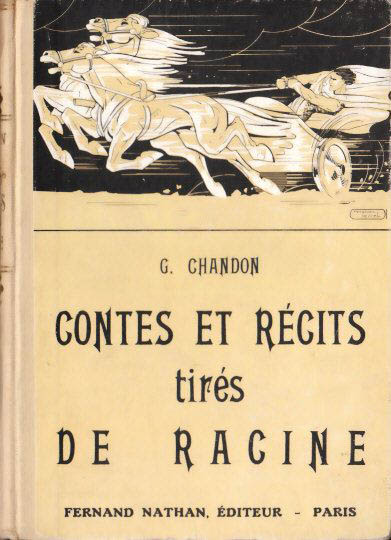Contes et Récits tirés de Racine, 1937. Type 1. Illustrateur : Manon Iessel
