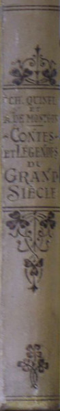 Contes et Légendes du Grand Siècle. Type 1. Dos